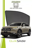 QS QuikSlide custom fit window sun shades installed on Toyota Land Cruiser 1998-2007 SUV side window