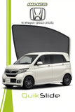 QS QuikSlide custom fit mesh sun shades installed on Honda N-Wagon 2022-2025 side window