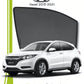 QS QuikSlide custom fit window sun shades installed on Honda Vezel Hybrid HR-V 2013-2021 crossover side window