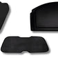 QS QuikSlide custom fit window sun shades installed on Hyundai Santa Fe 2023-2026 SUV side window