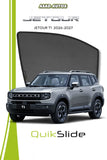 QuikSlide Sun Shades for JETOUR T1 2026-2027
