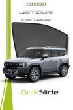 QuikSlide Sun Shades for Jetour T2 2026-2027