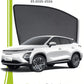 QS QuikSlide custom fit magnetic mesh sun shades installed on Omoda E5 2025-2026 side window