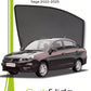 QS QuikSlide custom fit window sun shades installed on Proton Saga 2022-2025 sedan side window