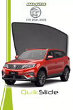 QS QuikSlide custom fit window sun shades installed on Proton X70 2021-2025 crossover side window