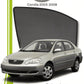 QS QuikSlide custom fit window sun shades installed on Toyota Corolla 2003-2008 sedan side window