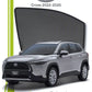 QS QuikSlide custom fit window sun shades installed on Toyota Corolla Cross 2022-2025 side window