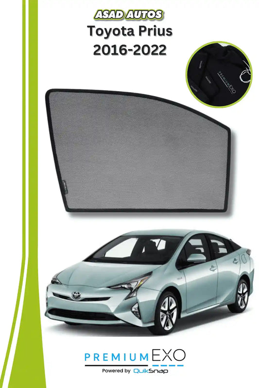 QS Window Sun Shades (Car Pardy) For Toyota Prius 2016-2022