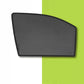 QS QuikSlide custom fit window sun shades installed on Toyota Vitz 2010-2025 hatchback side window