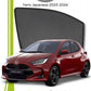 QS QuikSlide custom fit sun shades installed on Toyota Yaris Japanese 2023-2026 side window