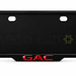 Raptic custom number plate frame for GAC, all models