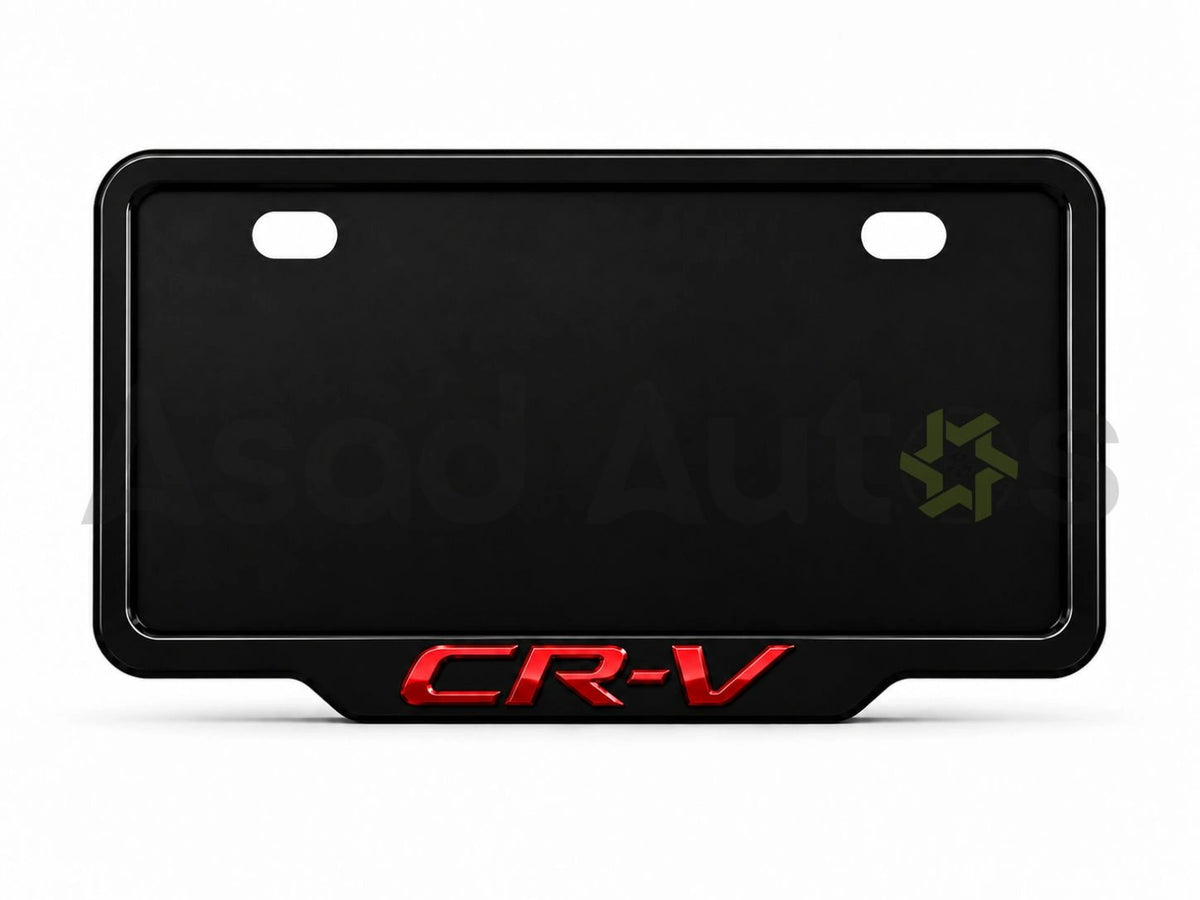 Raptic custom number plate frame for Honda CR-V, all models