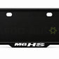 Raptic custom number plate frame for MG HS, all models