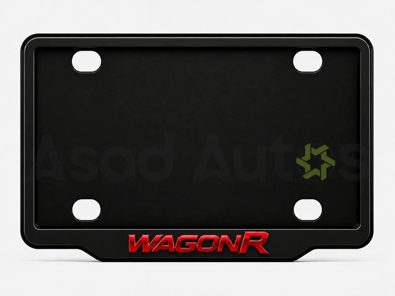 Raptic custom number plate frame for Suzuki Wagon R, all models