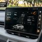 Black silicone screen rubber protection cover for Haval H6 2022-2024 central infotainment touchscreen - Asad Autos