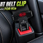 Black seat belt clip for KIA vehicles