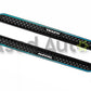 Black Haval H6 side step running board with anti-slip tread and blue trim, HAVAL branded - A-2000 - Asad Autos