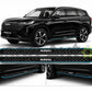 Black Haval H6 side step running board with anti-slip tread and blue trim, HAVAL branded - A-2000 - Asad Autos