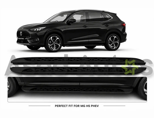 Side step running board for MG HS PHEV 2025-2026 - anti-slip foot pedal pair - Asad Autos