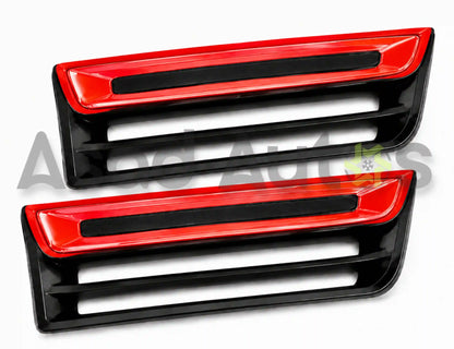 Red rear bumper diffuser for Suzuki Alto 2014 to 2026 models