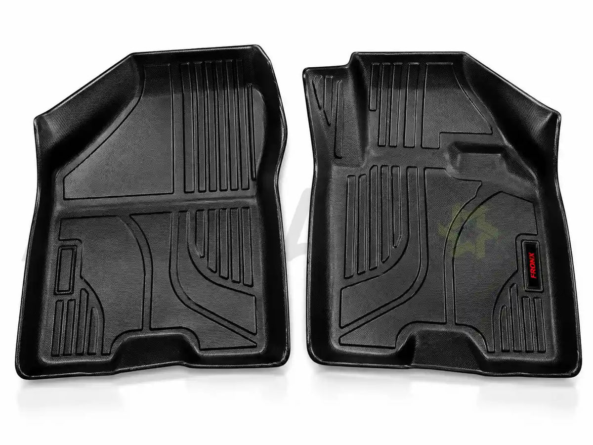 Raised edge design on Suzuki Fronx TPE floor mats
