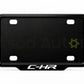 Vantiq number plate frame installed on Toyota CHR bumper