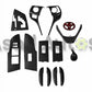 Carbon fiber interior trim kit for Toyota Corolla 2014 to 2026 models
