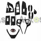 Carbon fiber interior trim kit for Toyota Corolla 2014 to 2026 models
