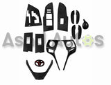Carbon fiber interior trim kit for Toyota Corolla 2014 to 2026 models