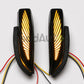 Toyota Corolla Wing Style LED Mirror Turn Signal Lights with White DRL and Sequential Yellow Indicator by Asad Autos
