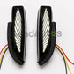 Toyota Corolla Wing Style LED Mirror Turn Signal Lights with White DRL and Sequential Yellow Indicator by Asad Autos