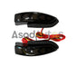Toyota LED Arrow Rear View Mirror Turn Signal Lights with Smoked Black Lens, White DRL and Sequential Amber Indicator Pair