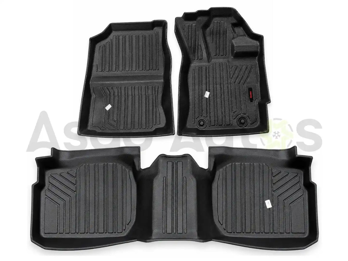 Complete TPE floor mat set for Toyota Passo 2022-2026