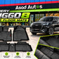 TPE floor mats installed inside Chery Tiggo 8 cabin