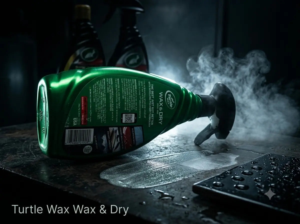 Turtle Wax Wax and Dry Spray Wax with Carnauba Formula for Instant Shine and Water Beading Protection in Pakistan by Asad Autos