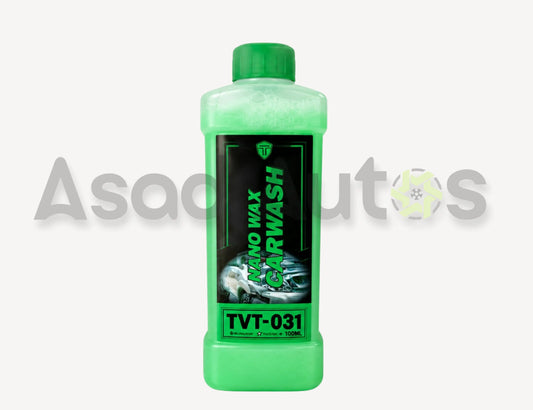 TVT-031 Nano Wax Car Wash Shampoo 100ml for High Gloss Shine and Paint Protection by Asad Autos