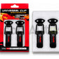 R3 Race Rally Research universal bonnet hood lock clip set 2 piece black