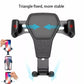 Universal gravity car air vent phone holder for secure hands-free smartphone mounting