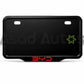 VANTIQ custom number plate frame for BYD Sealion 7 2025-2026 red