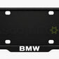 VANTIQ custom number plate frame fitted on BMW front plate area - Asad Autos