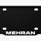 VANTIQ custom number plate frame fitted on Suzuki Mehran front plate area - Asad Autos