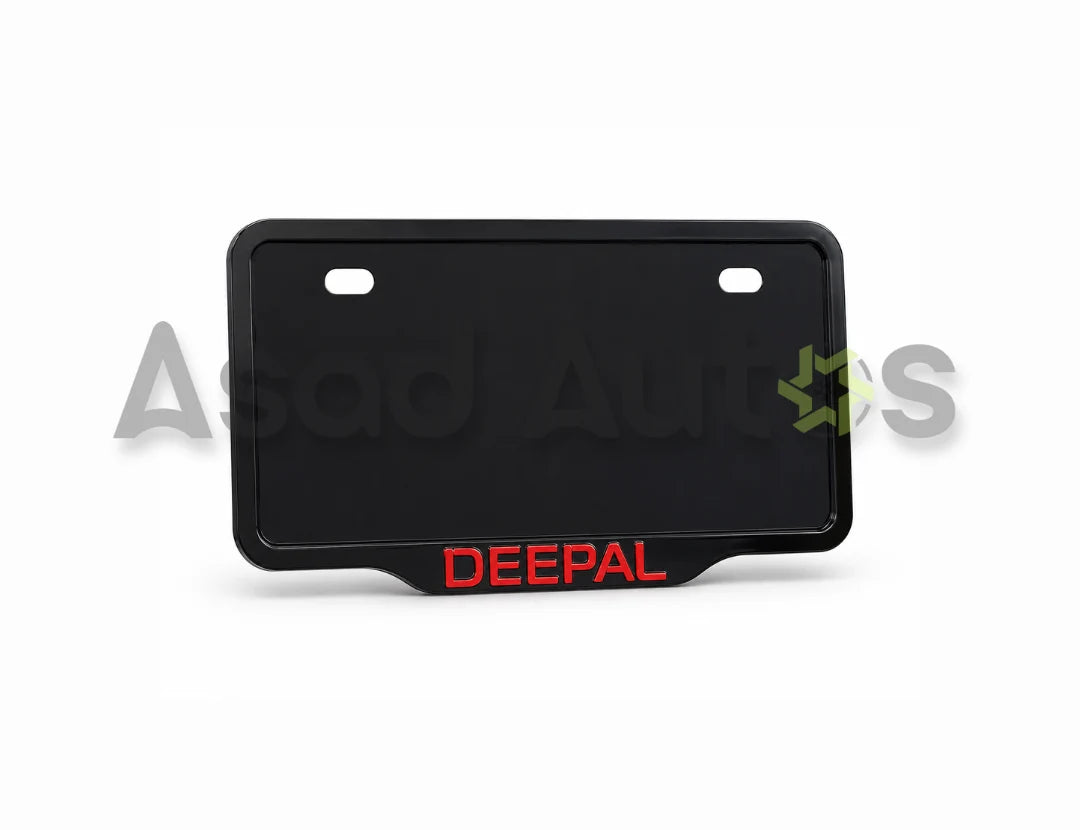 VANTIQ custom number plate frame installed on Deepal S05 2025-2026 - Asad Autos