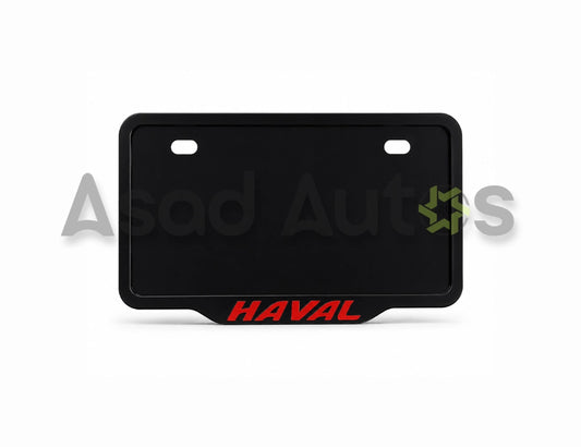 VANTIQ premium number plate frame detail for Haval H6 2022-2024 - Asad Autos