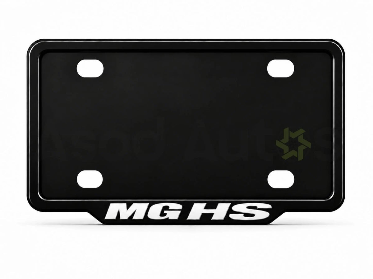 vantiq custom number plate frame for MG HS, all models