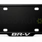 VANTIQ custom number plate frame  white fitted on Honda BR-V front plate area - Asad Autos