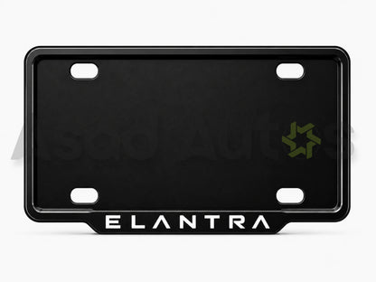 Vantiq Custom Number Plate Frame and Cover for Hyundai Elantras