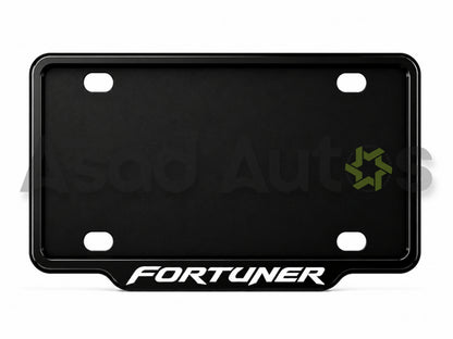 Vantiq Custom Number Plate Frame and Cover for Toyota Fortuner