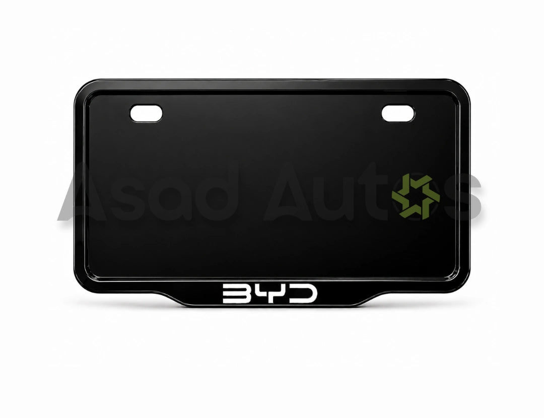 VANTIQ custom number plate frame installed on BYD Sealion 7 2025-2026 - Asad Autos