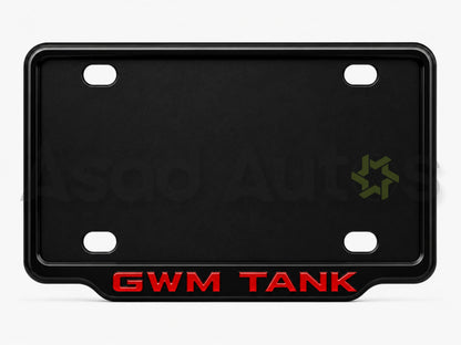 VANTIQ number plate frame for Haval GWM Tank 500 premium exterior styling - Asad Autos