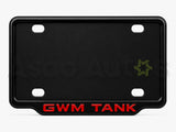 VANTIQ number plate frame for Haval GWM Tank 500 premium exterior styling - Asad Autos
